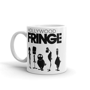 Hollywood Fringe Classic Logo White Glossy Mug