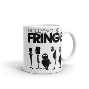 Hollywood Fringe Classic Logo White Glossy Mug
